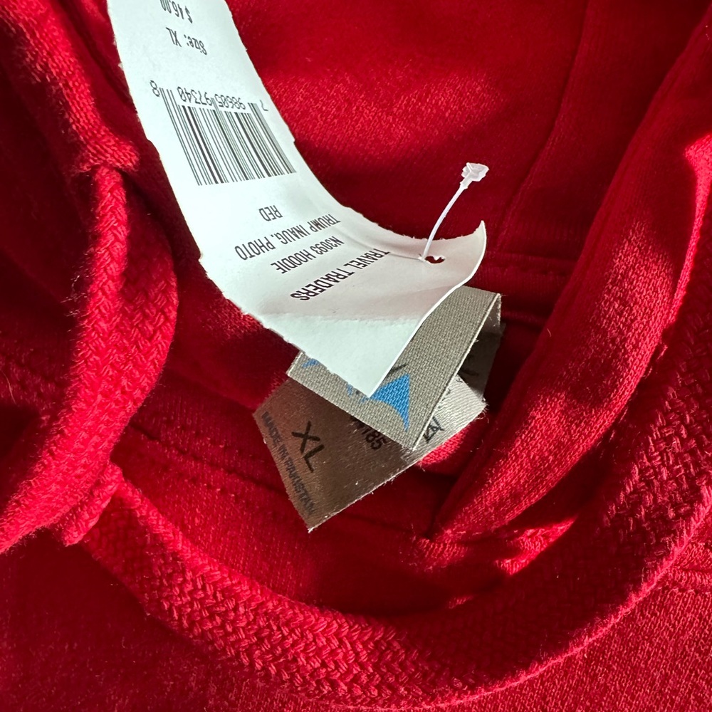 2024 Authentic Trump Inauguration Wash DC Red Hoodie Make America Great Again XL - Picture 2 of 4